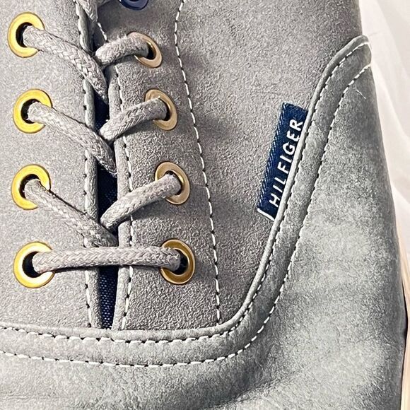 Tommy Hilfiger style TMPallets size 13 grey leather - Picture 2 of 10